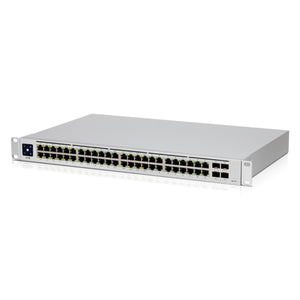 Ubiquiti UniFi USW-48-POE-EU Netzwerk-Switch Managed Gigabit Ethernet (10/100/1000) Power over Ethernet (PoE) Silber