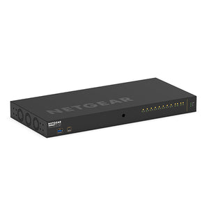 NETGEAR GSM4212PX Managed L2/L3 Gigabit Ethernet (10/100/1000) Power over Ethernet (PoE) 1U Schwarz