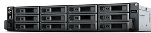 Synology RackStation RS2423+ NAS & Speicherserver Rack (2U) Ryzen Embedded V1780B 8 GB DDR4 0 TB DiskStation Manager Schwarz, Grau
