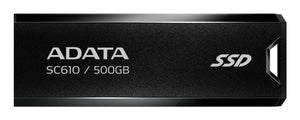 ADATA SC610 500 GB USB Typ-A 3.2 Gen 2 (3.1 Gen 2) Schwarz