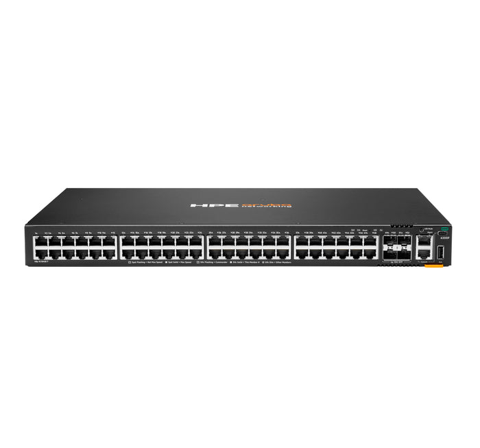 HPE Aruba Networking CX 6200F 48G 4SFP+ Managed L3 Gigabit Ethernet (10/100/1000) 1U