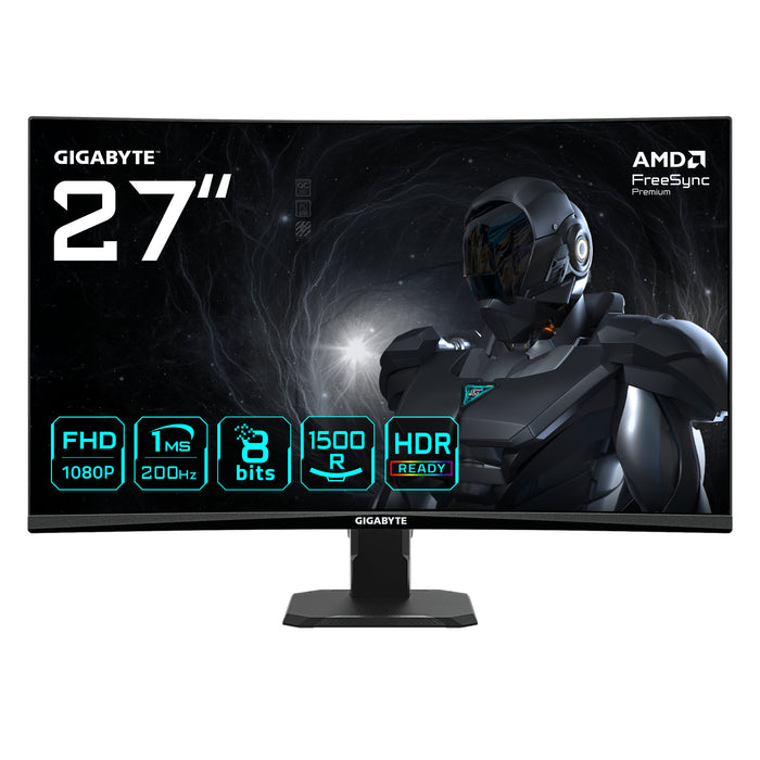GIGABYTE GS27FCA 27" FHD Curved Gaming Monitor