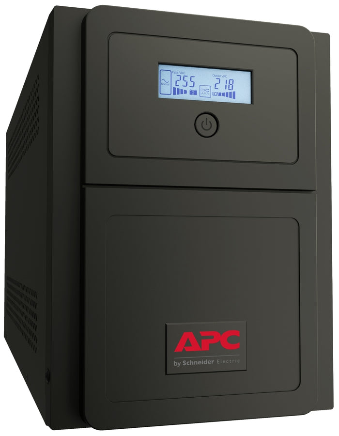 APC Easy UPS 1 Ph Line Interactive, 1000VA, Tower, 230V, 6 IEC C13 Ausgänge, AVR, Potentialfreier Kontakt, LCD, ohne Netzwerk-Managementkarte