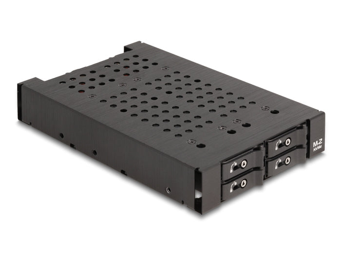 DeLOCK 3.5″ Wechselrahmen für 4 x M.2 NVMe SSD mit OcuLink SFF-8612 Anschluss