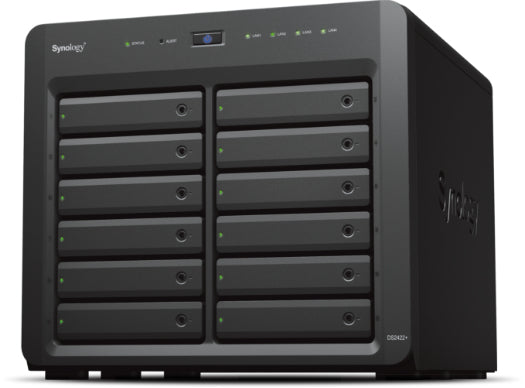 Synology DiskStation DS2422+ NAS & Speicherserver Tower Ryzen Embedded V1500B 4 GB DDR4 0 TB DiskStation Manager Schwarz