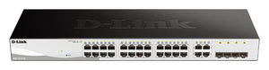 D-Link DGS-1210-28 Managed L2/L2+ 1U Schwarz