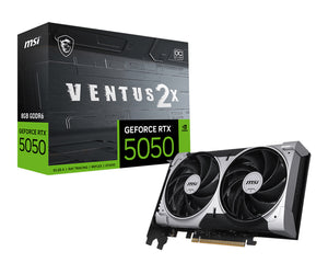 MSI GEFORCE RTX 5050 8G VENTUS 2X OC Grafikkarte NVIDIA 8 GB GDDR6