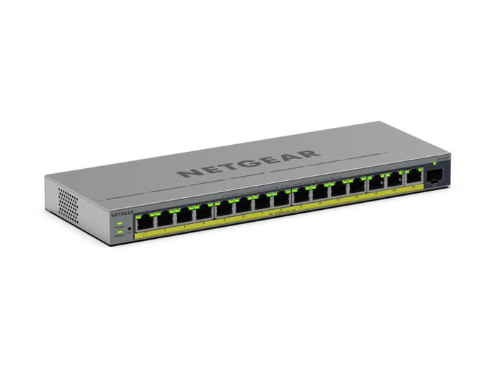 NETGEAR GS116EP Managed L2/L3 Gigabit Ethernet (10/100/1000) Power over Ethernet (PoE) Grau
