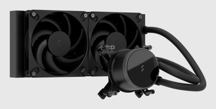 Fractal Design Radius 240 Black Prozessor All-in-One-Flüssigkeitskühler 12 cm Schwarz 1 Stück(e)