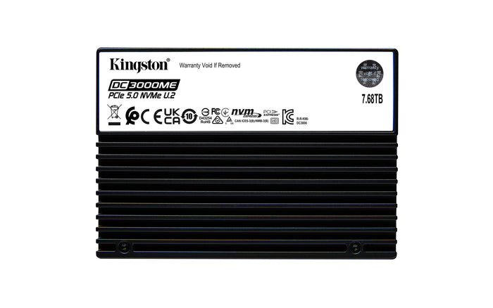 Kingston Technology 7,68TB DC3000ME U.2 PCIe 5.0 NVMe TCG Opal Enterprise SSD