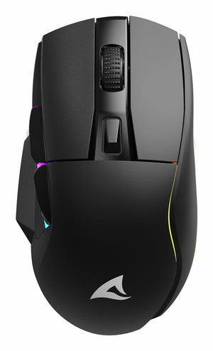 Sharkoon SGM50W Maus Gaming Rechts RF Wireless + USB Type-A Optisch 6400 DPI