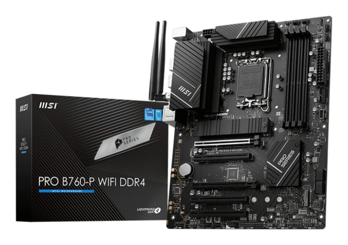 MSI PRO B760-P WIFI DDR4 Motherboard Intel B760 LGA 1700 ATX