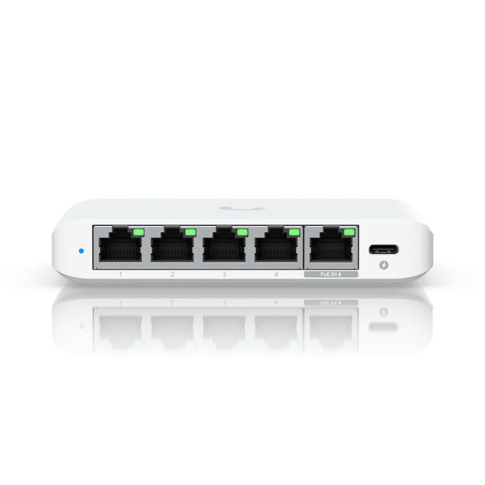 Ubiquiti UniFi Flex Mini 2.5G Managed 2.5G Ethernet (100/1000/2500) Power over Ethernet (PoE) Desktop Weiß