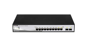 D-Link DGS-1210-10 Managed L2 Gigabit Ethernet (10/100/1000) 1U Schwarz, Grau