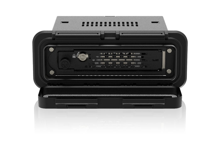 Icy Dock MB491SKL-1B Speicherlaufwerksgehäuse HDD / SSD-Gehäuse Schwarz 2.5"