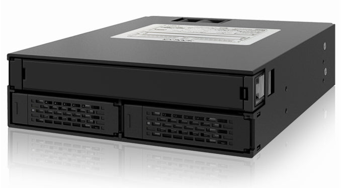 Icy Dock MB994IPO-3SB Hard Drive Backplane 2x 2,5" Speicherlaufwerkbehälter Schwarz