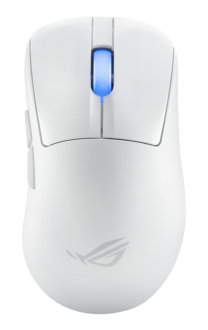 ASUS ROG Keris II Ace Wireless AimPoint White Maus Gaming Rechts RF Wireless + Bluetooth + USB Type-A Optisch 42000 DPI