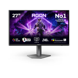 AOC G2 AG276UZD Computerbildschirm 67,3 cm (26.5") 3840 x 2160 Pixel 4K Ultra HD OLED Schwarz