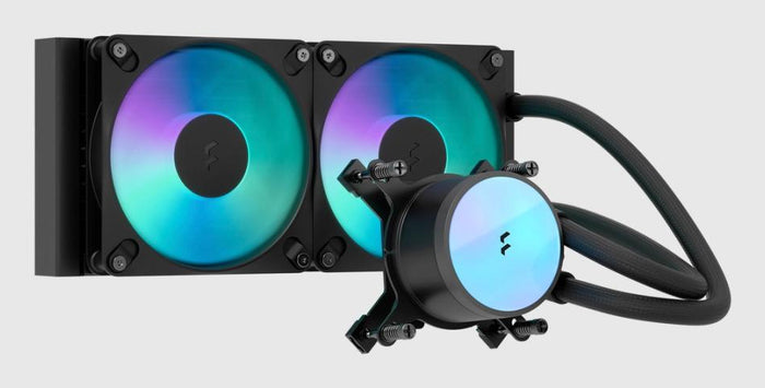 Fractal Design Radius 240 RGB Black Prozessor All-in-One-Flüssigkeitskühler 12 cm Schwarz 1 Stück(e)