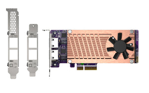 QNAP QM2-2P2G2T Netzwerkkarte Eingebaut Ethernet 2500 Mbit/s