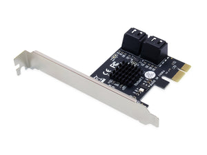 Conceptronic EMRICK 4-Port-SATA-PCIe-Adapter mit SATA-Kabel