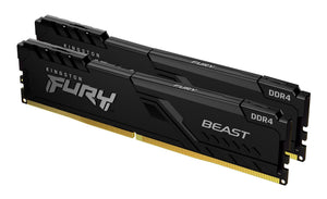Kingston Technology FURY Beast 64GB 3200MT/s DDR4 CL16 DIMM (2er-Kit) Black