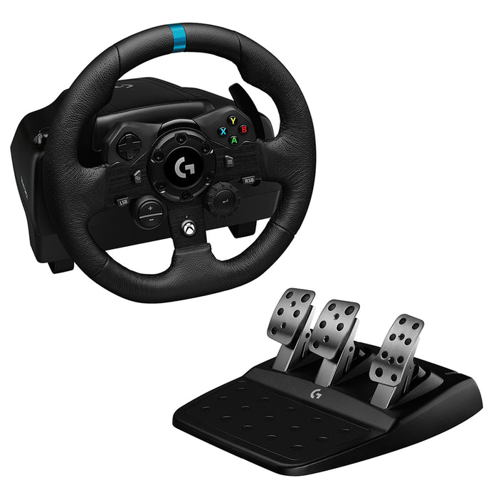 Logitech G G923 Schwarz USB 2.0 Lenkrad + Pedale Analog / Digital PC, Xbox One, Xbox Series S, Xbox Series X