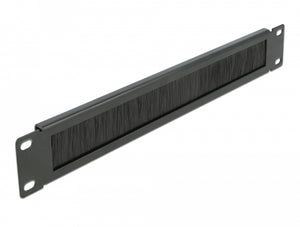 DeLOCK 19″ Kabelmanagement Bürstenleiste 1 HE schwarz