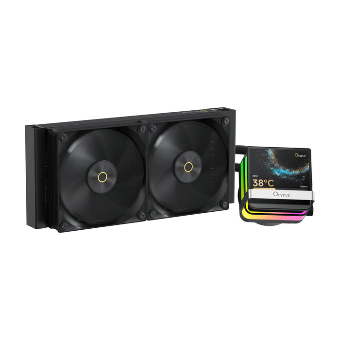 Ocypus Sigma L24 PRO Prozessor All-in-One-Flüssigkeitskühler 12 cm Schwarz 1 Stück(e)