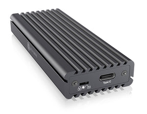 ICY BOX IB-1817MC-C31, Type-C® USB 3.2 Gen 2 zu PCIe NVMe & SATA M.2 2230/2242/2260/2280 SSD Gehäuse mit Schreibschutz