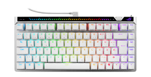 ASUS ROG Falchion Ace 75 HE WHT Tastatur Gaming USB QWERTZ Deutsch Weiß