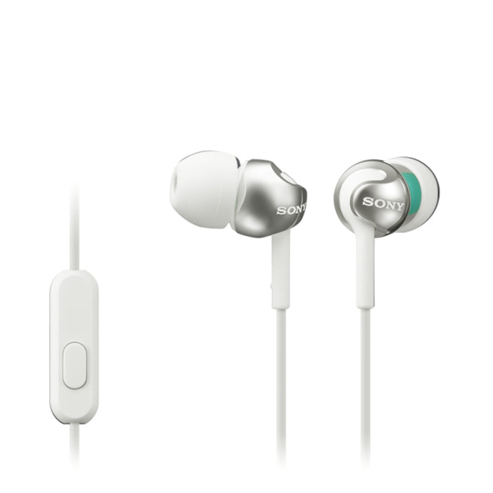 Sony MDR-EX110AP Kopfhörer Kabelgebunden im Ohr Anrufe/Musik Weiß