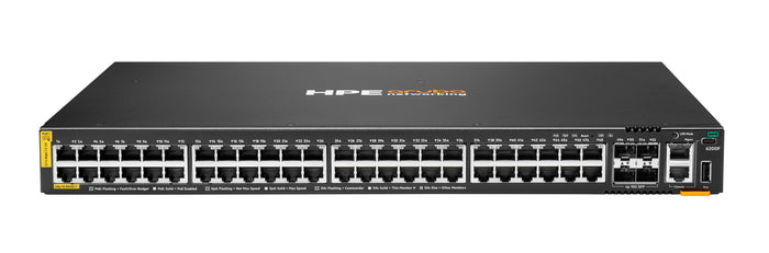 HPE Aruba Networking CX 6200F 48G Class-4 PoE 4SFP+ 740W Switch