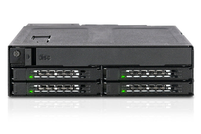 Icy Dock MB604SPO-B Hard Drive Backplane Schwarz