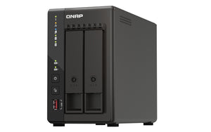 QNAP TS-253E NAS Tower Intel® Celeron® J6412 8 GB 0 TB QNAP QTS Schwarz