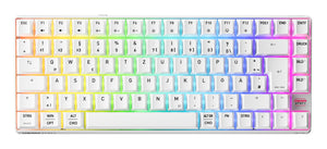 CHERRY XTRFY K33 Compact Wireless Tastatur Gaming USB + RF Wireless + Bluetooth QWERTZ Deutsch Weiß