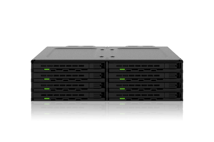 Icy Dock MB038SP-B Speicherlaufwerksgehäuse HDD / SSD-Gehäuse Schwarz 2.5"