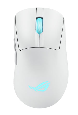 ASUS ROG Keris II Origin WHT Maus Gaming Rechts RF Wireless + Bluetooth + USB Type-A Optisch 42000 DPI
