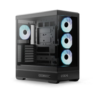 Midi Aerocool P500B Digi-BK-v1 (schwarz, Tempered Glass x 2)