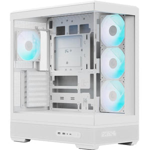 Aerocool P500B Digi-WT-v1 (weiß, Tempered Glass x 2)