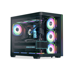 Aerocool P500C EVO-G-BK-v1 (schwarz, Tempered Glass x 2)