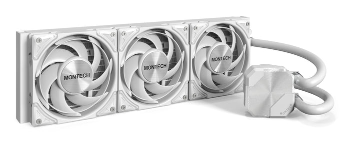 Montech HyperFlow Silent 360 Prozessor All-in-One-Flüssigkeitskühler 12 cm Weiß 1 Stück(e)