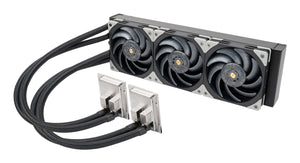 Silverstone SST-XE360PDD Computerkühlsystem Prozessor Flüssigkeitskühlung 12 cm Aluminium, Schwarz, Grau