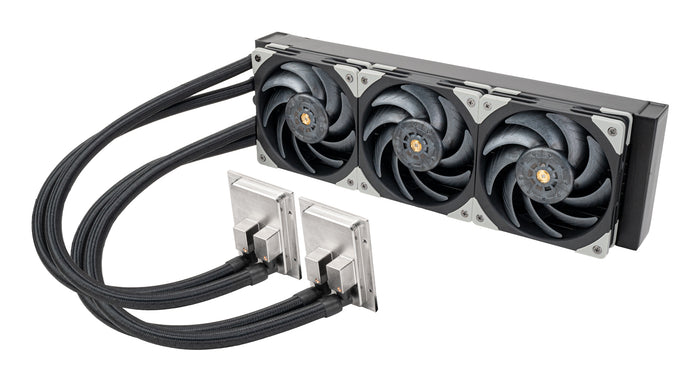 Silverstone SST-XE360PDD Computerkühlsystem Prozessor Flüssigkeitskühlung 12 cm Aluminium, Schwarz, Grau