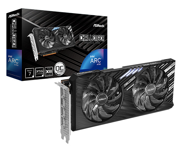 Asrock Intel Arc A750 Challenger SE 8GB OC (3x DisplayPort, 1x HDMI)