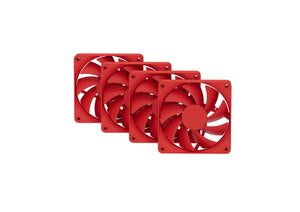 HYTE FAN- -FA12-RR-4 Computerkühlsystem Prozessor Ventilator 12 cm Rot 4 Stück(e)