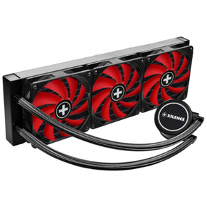 Xilence Performance A+ XC978 Computerkühlsystem Prozessor All-in-One-Flüssigkeitskühler 12 cm Schwarz, Rot 1 Stück(e)