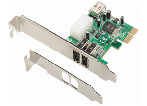 Dawicontrol DC-1394 PCIe Schnittstellenkarte/Adapter IEEE 1394/Firewire