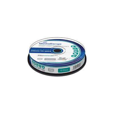 MediaRange MR468 DVD-Rohling 8,5 GB DVD+R DL 10 Stück(e)
