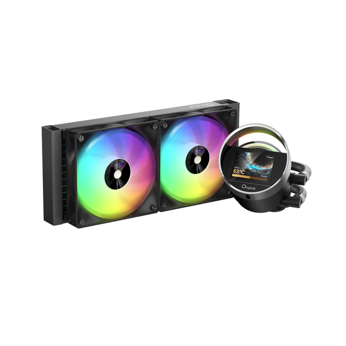 Ocypus Sigma L24 ARGB Prozessor All-in-One-Flüssigkeitskühler 12 cm Schwarz 1 Stück(e)